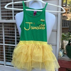 🇯🇲 KIDS "JAMAICA" Tank/TuTu Dress Size 18-24 Months